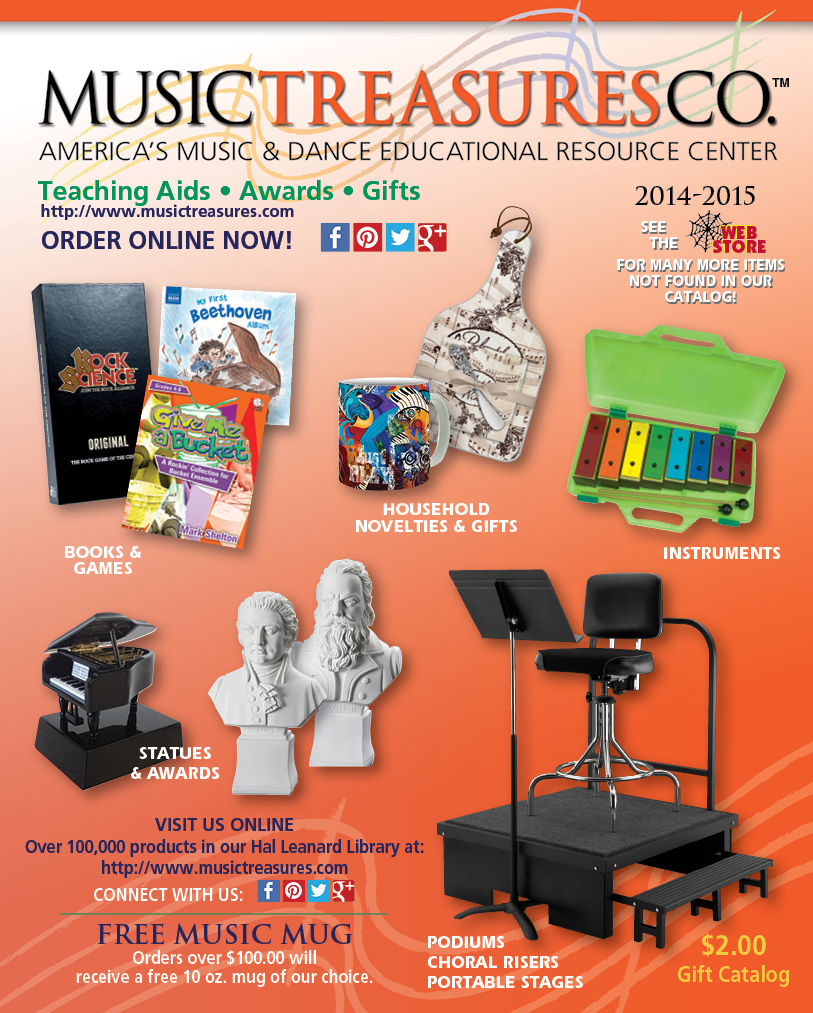 Free Music Gift Catalog From Music Treasures Gifts For Musicians And 